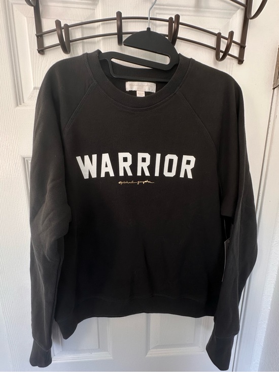 Spiritual Gangster Tops - Spiritual Gangster Pullover Sweatshirt Black with White Font- “Warrior” NWT